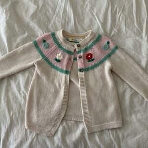 Baby Boden floral cardigan
